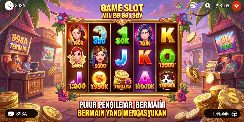 Tampilan menarik dari gameplay slot 898A yang seru.