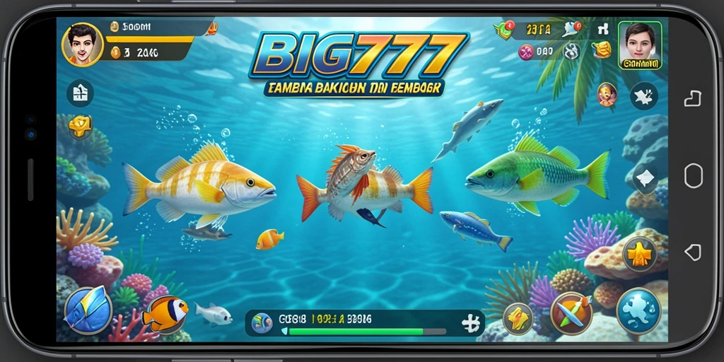 Screenshot dari gameplay seru <strong>BIG777</strong> dengan efek visual menarik.