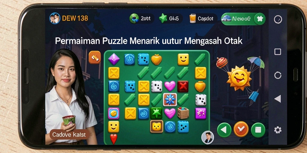 Tampilan gameplay DEWI138 menampilkan teka-teki yang menarik dan menantang.