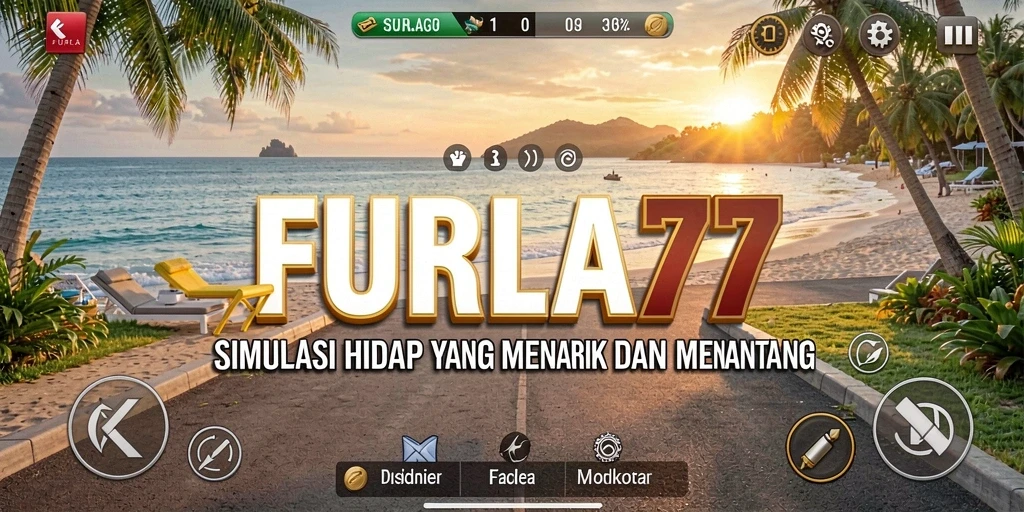 Screenshot FURLA77 yang menampilkan gameplay simulasi yang realistis.