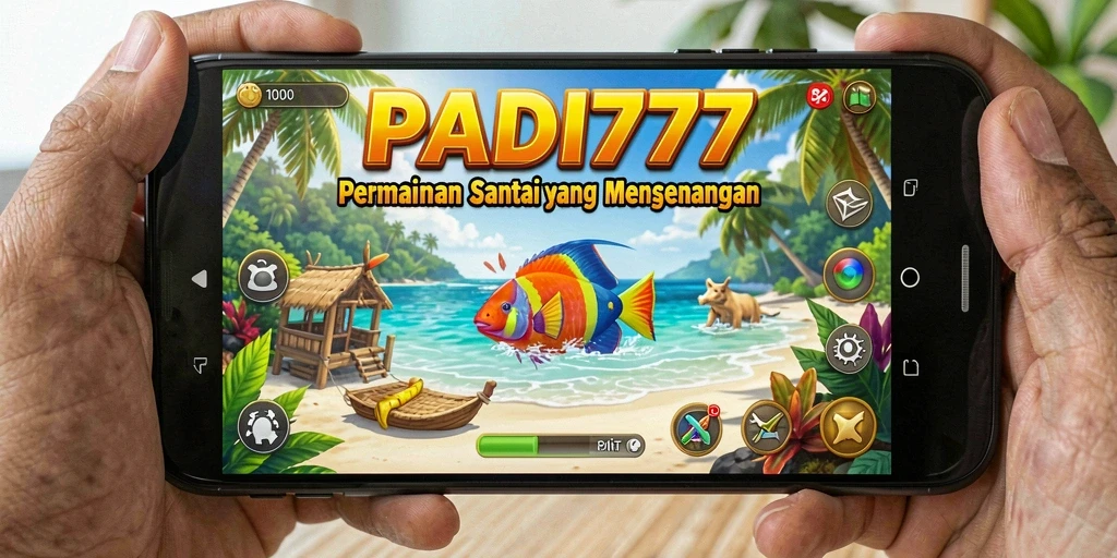 Tampilan gameplay PADI777 dengan suasana santai yang menyenangkan.