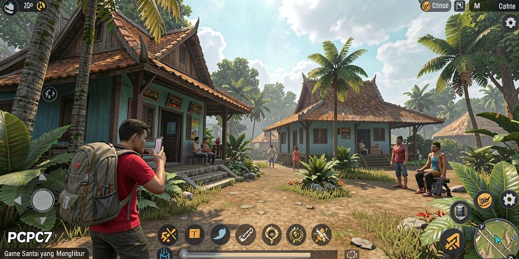 Tampilan menarik saat bermain PCPC7 dengan fitur gameplay yang santai.