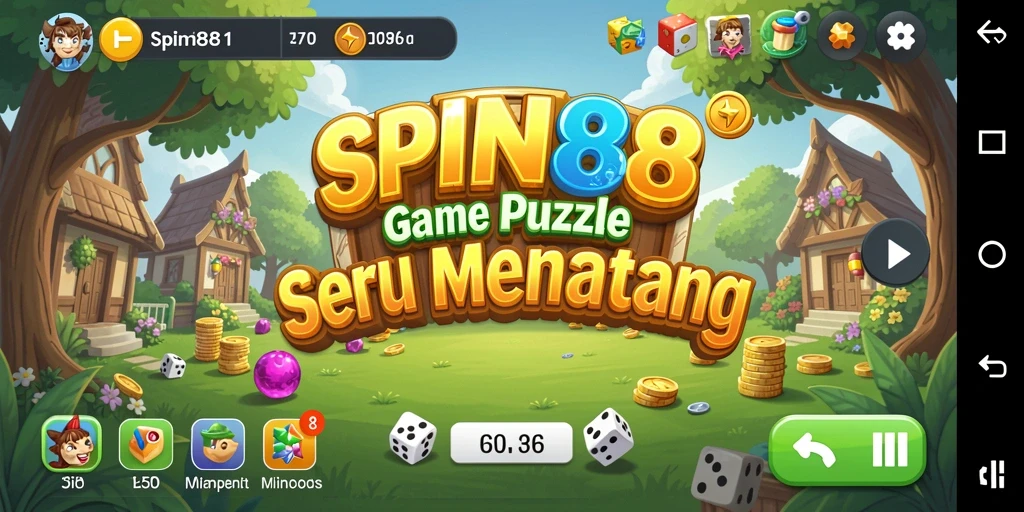Screenshot gameplay SPIN88 menampilkan tantangan teka-teki yang menarik.