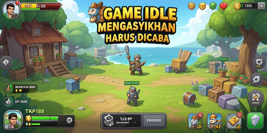 Screenshot menunjukkan gameplay santai TKP188 yang menarik.